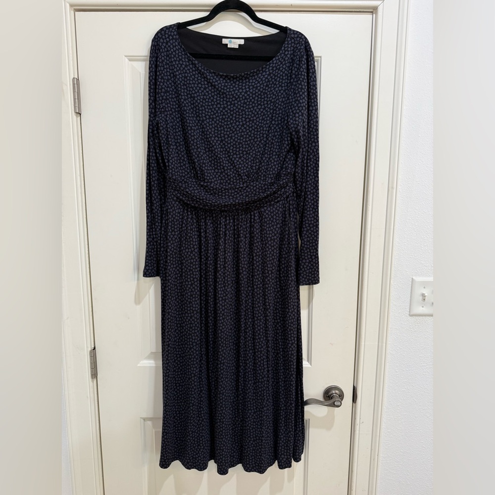 Boden Navy Long Sleeve Dress